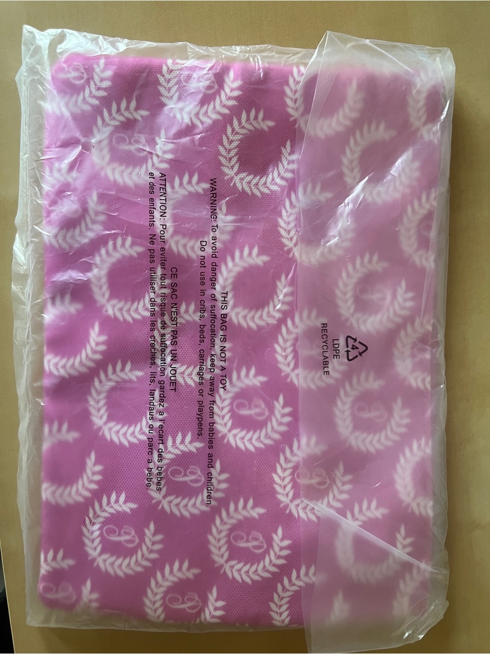 PINK Victoria's Secret Pink Laurel Print Cosmetic Pouch